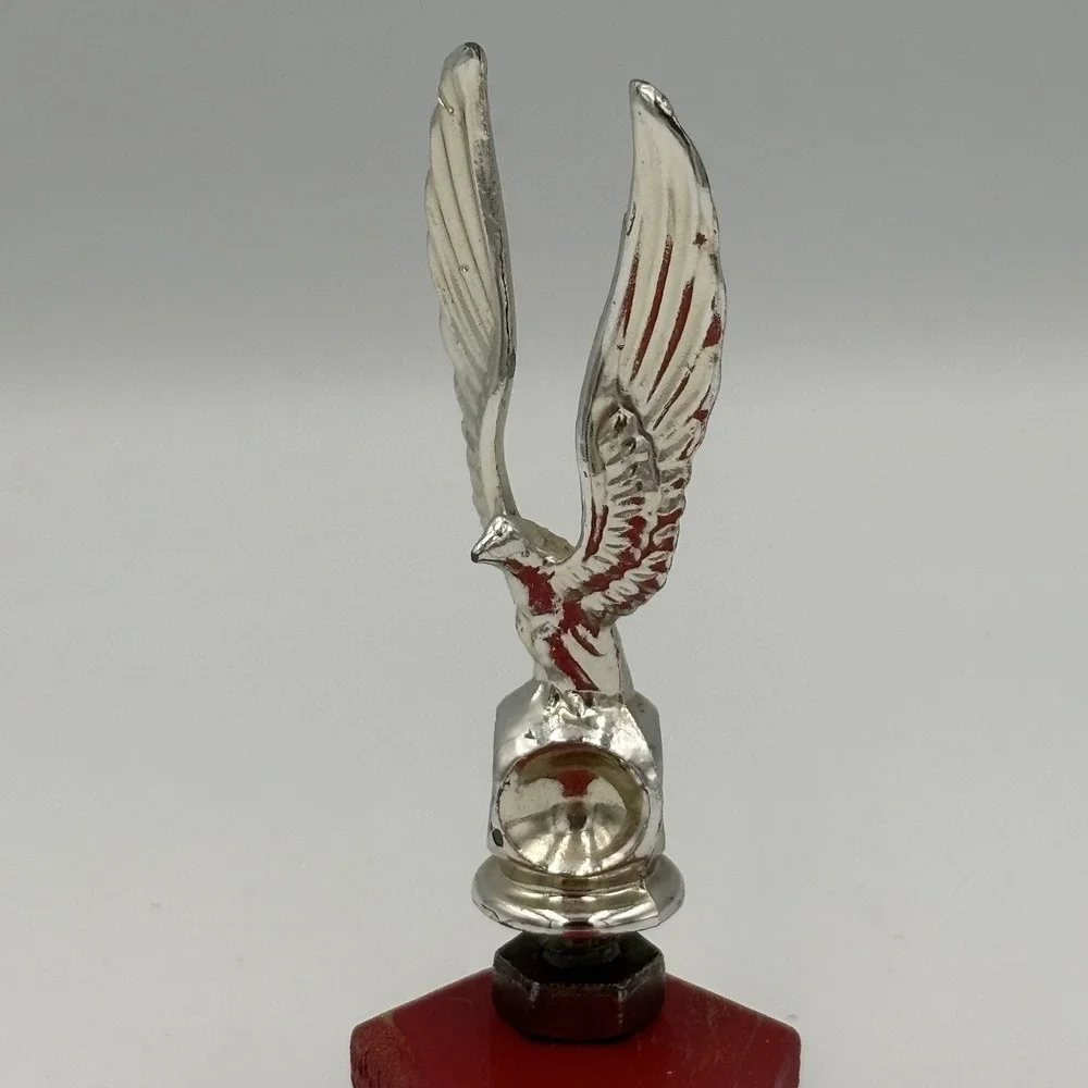 Vintage Silver Metal Majestic Eagle Trophy‎ Topper 2.75